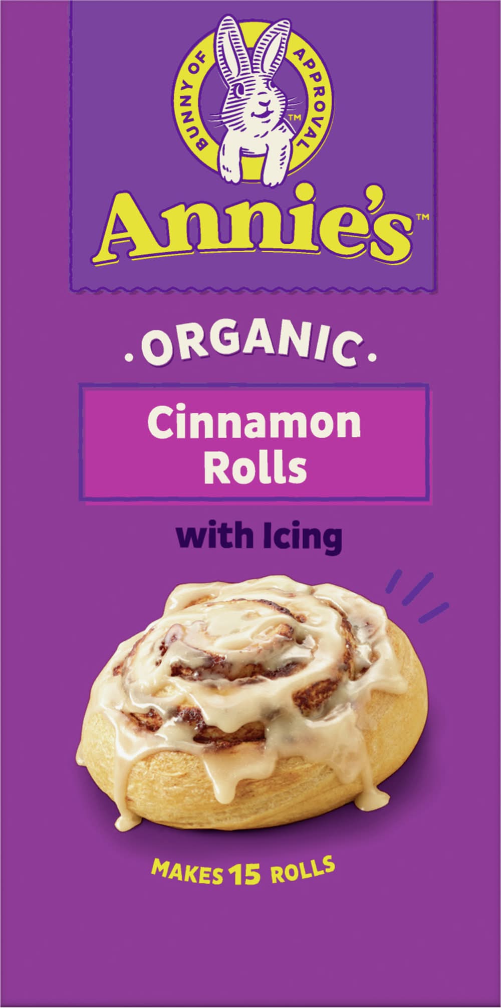 Costco - Annie's Organic Cinnamon Rolls With Icing (52.5 oz, 3 ct