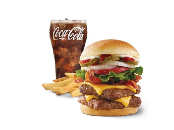 Combo Bacon de luxe double ½ lb / Bacon Deluxe 1/2 lb* Double Combo