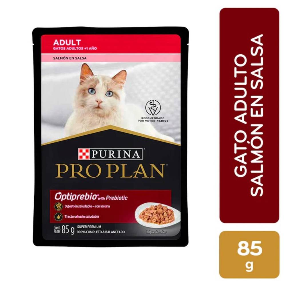 Pro plan alimento húmedo para gato sabor salmón (85 g)