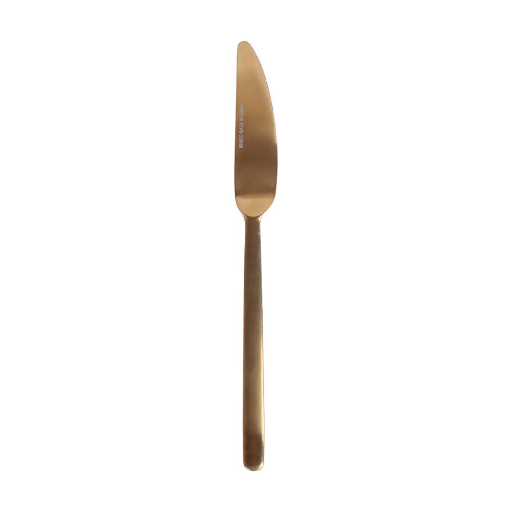 Miniso cuchillo acero inoxidable dorado (1 pieza)
