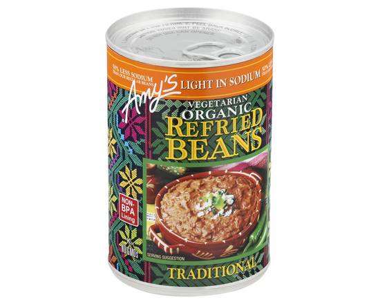 Amy's · Organic Traditional Refried Beans Light Sodium (15 oz)