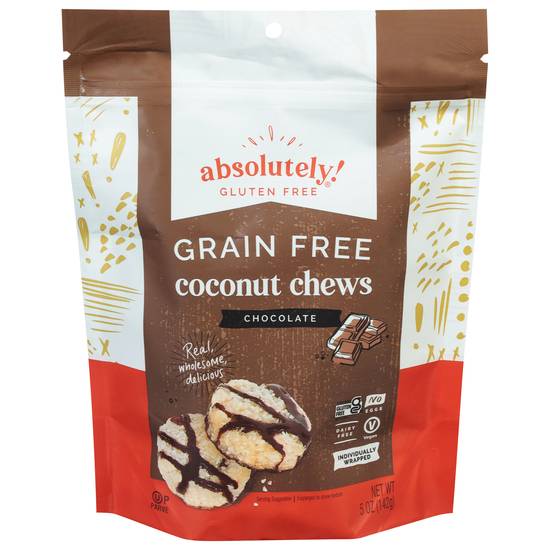 Absolutely Gluten Free Grain Free Chocolate Coconut Chews