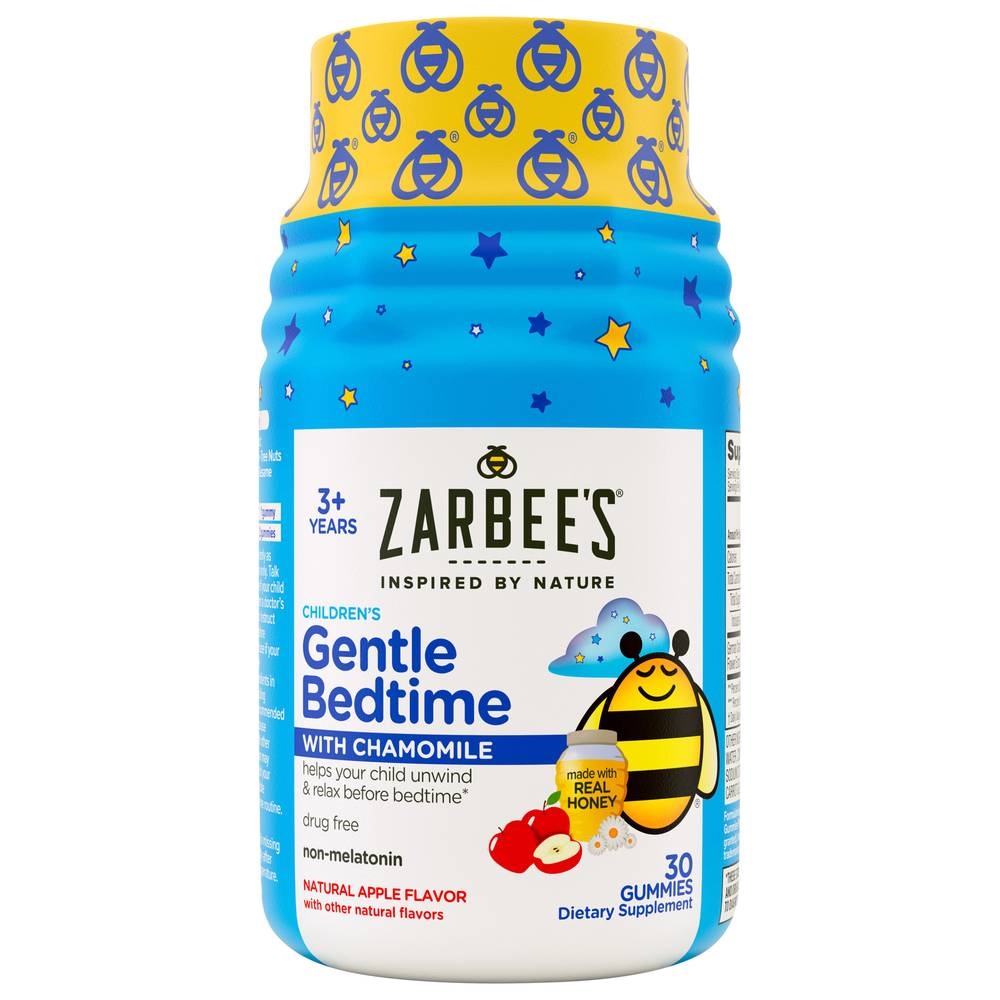 Zarbee's 3+ Gentle Bedtime Melatonin-Free Blend Of Natural Chamomile (honey & apple)