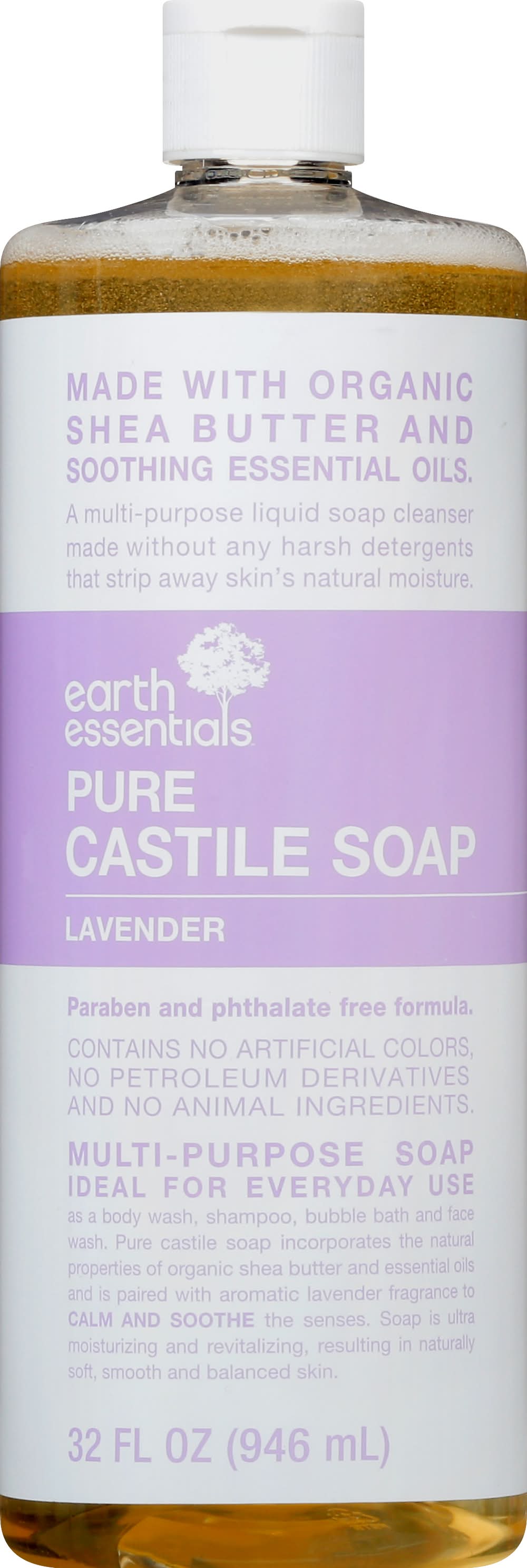 Dr. Bronner's Pure Castile Soap, Lavender (32 fl oz)