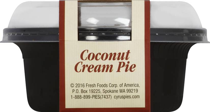 Cyrus O'leary's Coconut Cream Pie