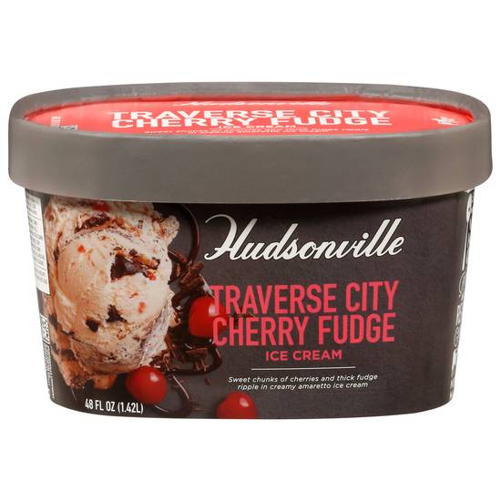 Hudsonville Ice Cream (traverse city-cherry fudge)