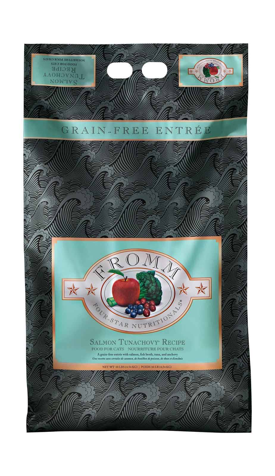 Fromm Four Star Salmon Tunachovy Recipe Dry Cat Food (10 lbs)