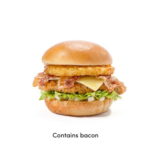 NEW! Hot Honey Crispy Chicken & Bacon Stack