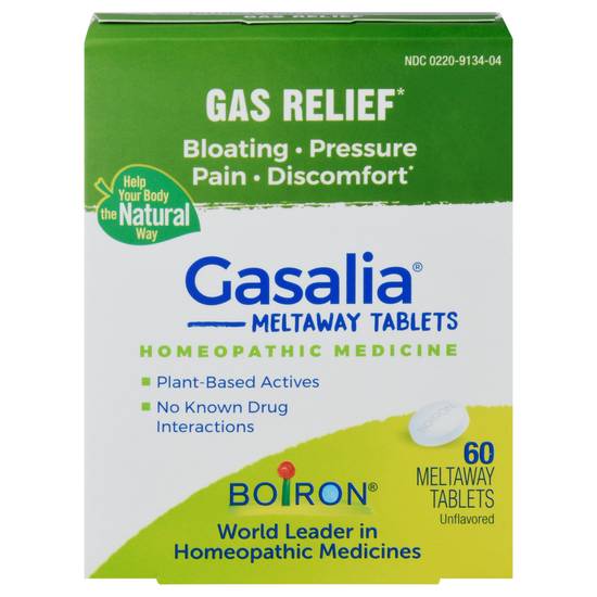 Boiron Gasalia Homeopathic Gas Relief (60 ct)