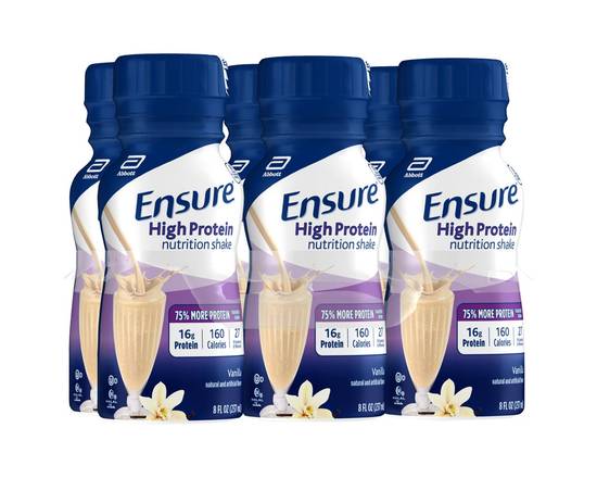 Ensure · High Protein Vanilla Nutrition Shake (6 x 8 fl oz)