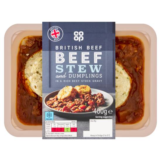 Co-op Beef Stew & Dumplings (400g)