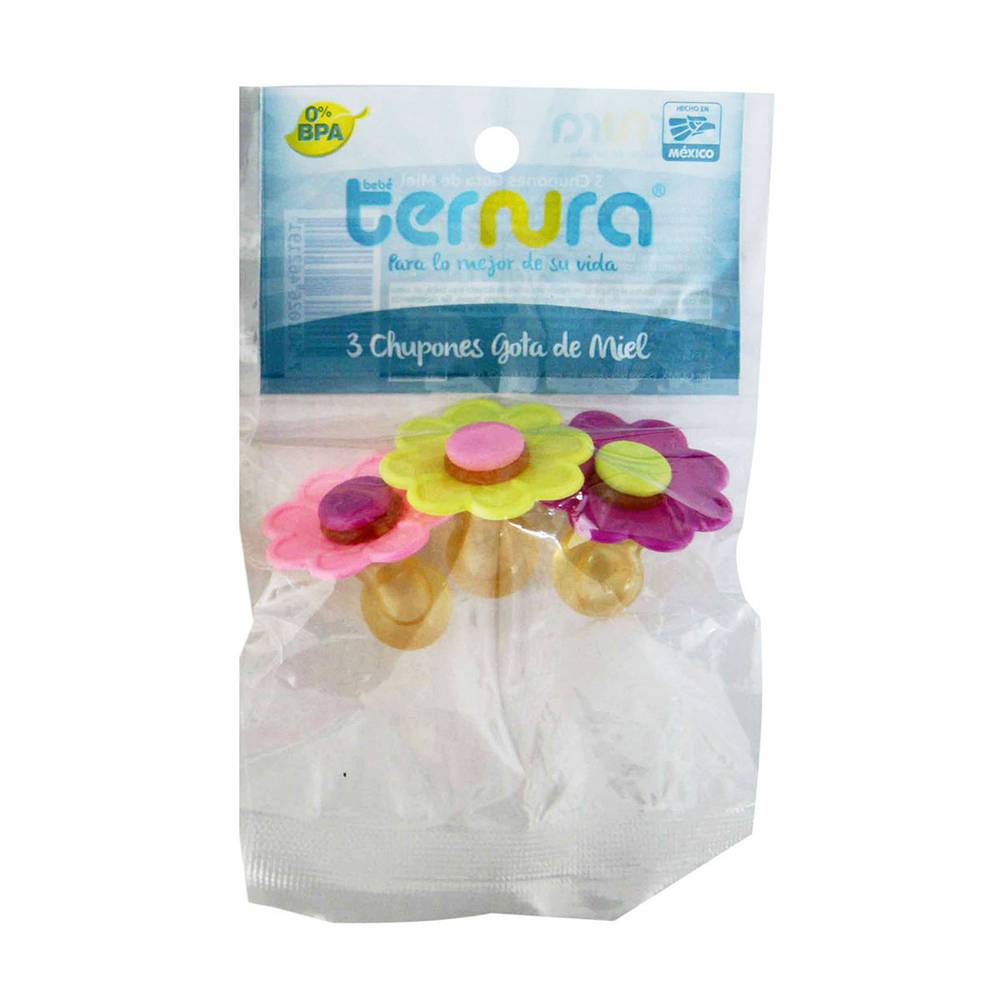 Bebé Ternura · Chupón gota de miel (100 g)