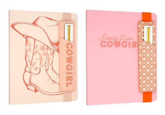 Fab Finds Pink Cowgirl Journal With Pen Pouch