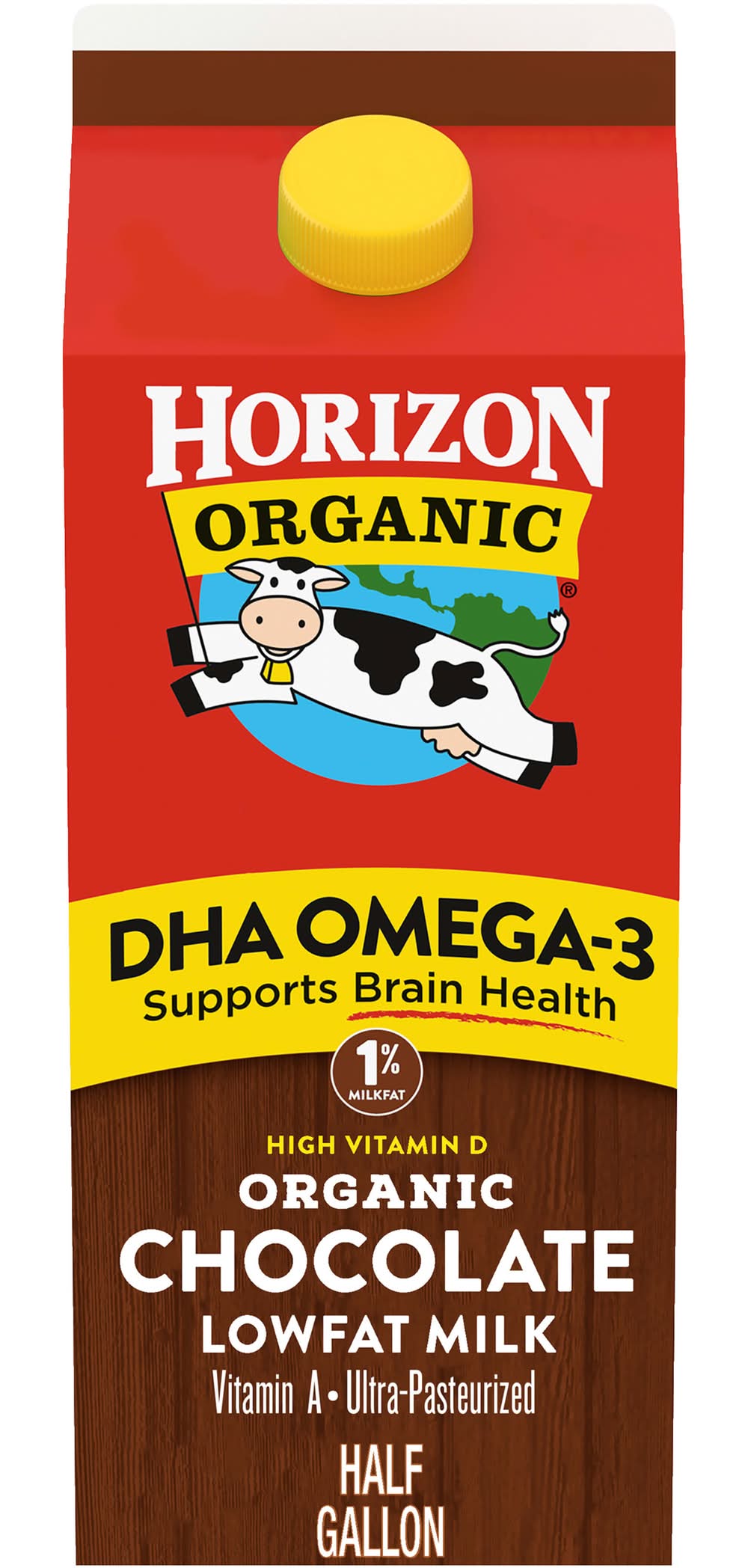 Horizon Organic Organic Lowfat Chocolate Milk With Dha Omega-3 (0.5 gal)