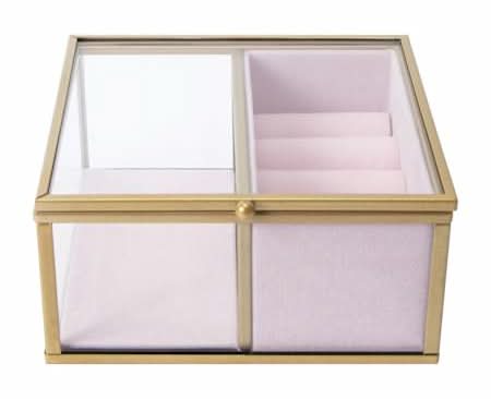 Glass Jewelry Box