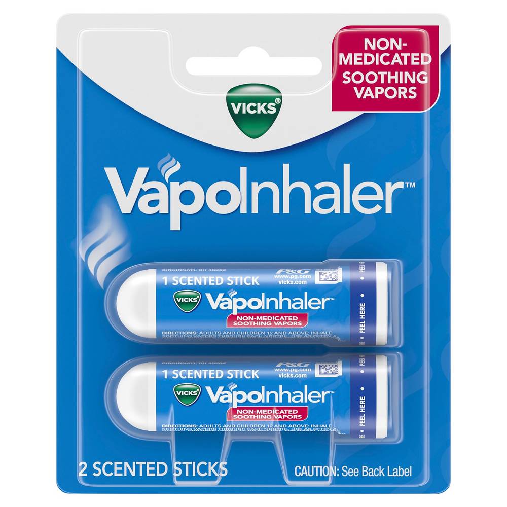 Vicks Menthol Value pack Non-Medicated Vapoinhaler (2 ct)
