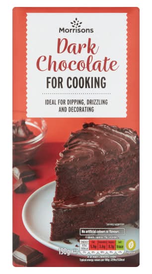 Morrisons Dark Chocolate For Cooking (150g)