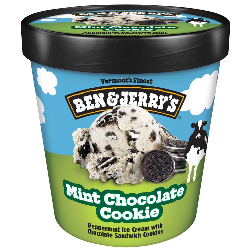 Ben & Jerry's Ice Cream, Mint Chocolate Cookie (16 fl oz)
