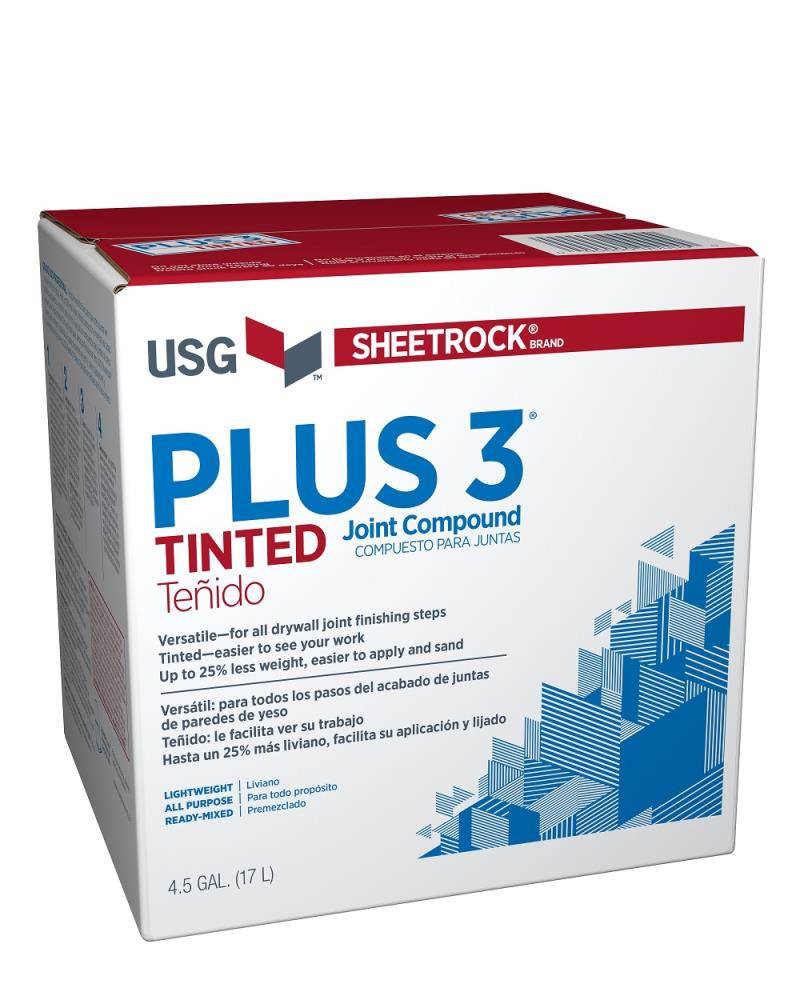 SHEETROCK Brand Plus 3 4.5-Gallon 24-Hours Set Time Premixed Lightweight Drywall Joint Compound | 383645064