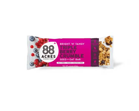 88 Acres Triple Berry Crumble Seed Bar