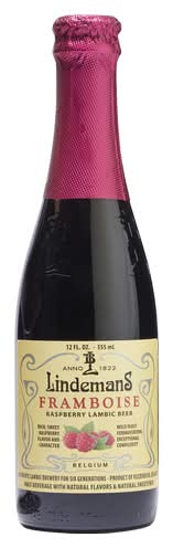 Lindeman's Framboise Raspberry Lambic Beer, 1822 (12 fl oz)