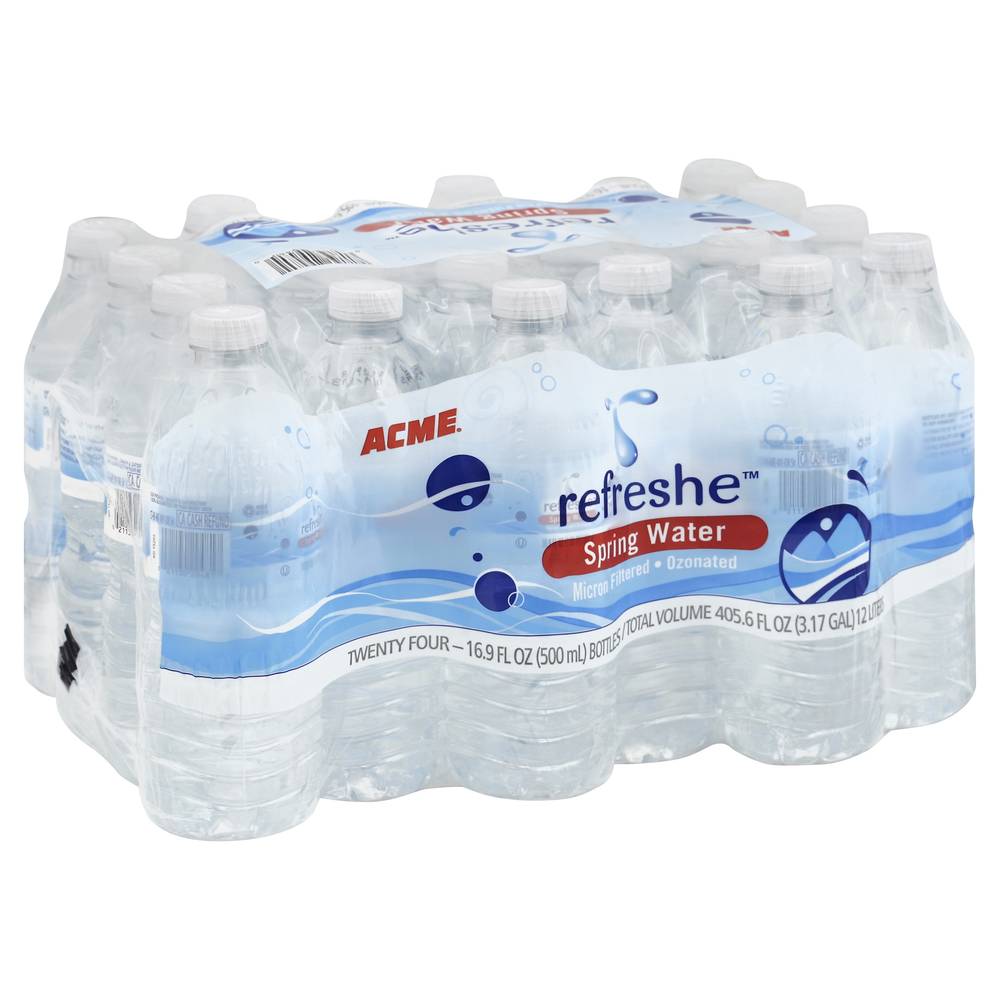 Signature Select Refreshe Spring Water (24 ct, 16.9 fl oz)