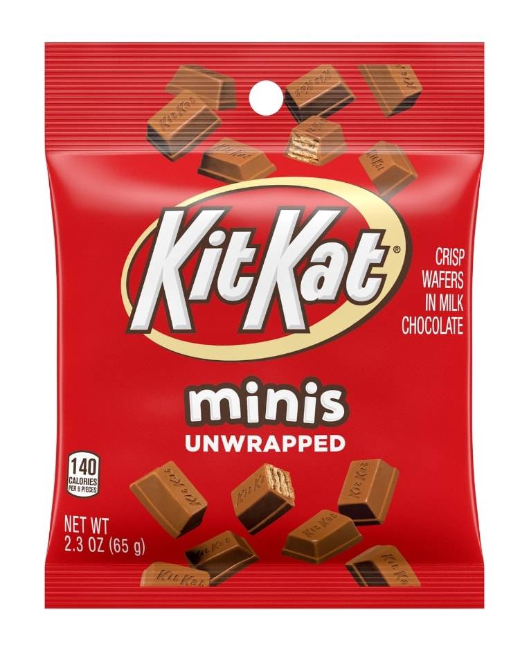 KitKat Minis Milk Chocolate Wafer Unwrapped Candy Bag (2.3 oz)