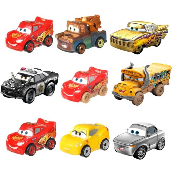 Disney Pixar Cars Mini Racers 3-pack Assortment