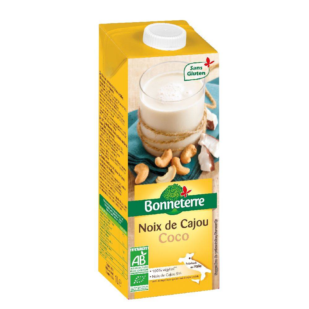 Bonneterre - Boisson noix de cajou coco (1 L)