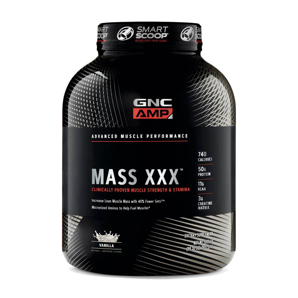 Gnc Amp Mass Xxx Advanced Muscle Performance Supplement (vanilla)