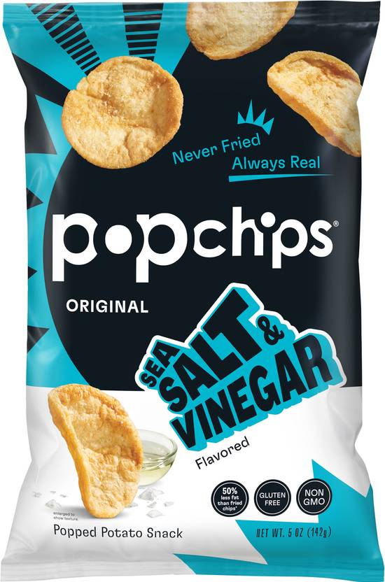 Popchips Gluten Free Sea Salt & Vinegar Potato Chips