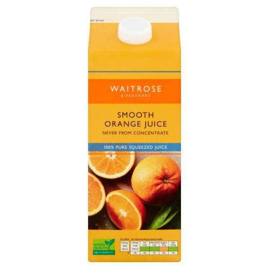 Waitrose & Partners Smooth Orange Juice (1.75 L)