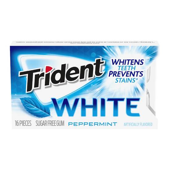 Trident White Peppermint 16 Piece