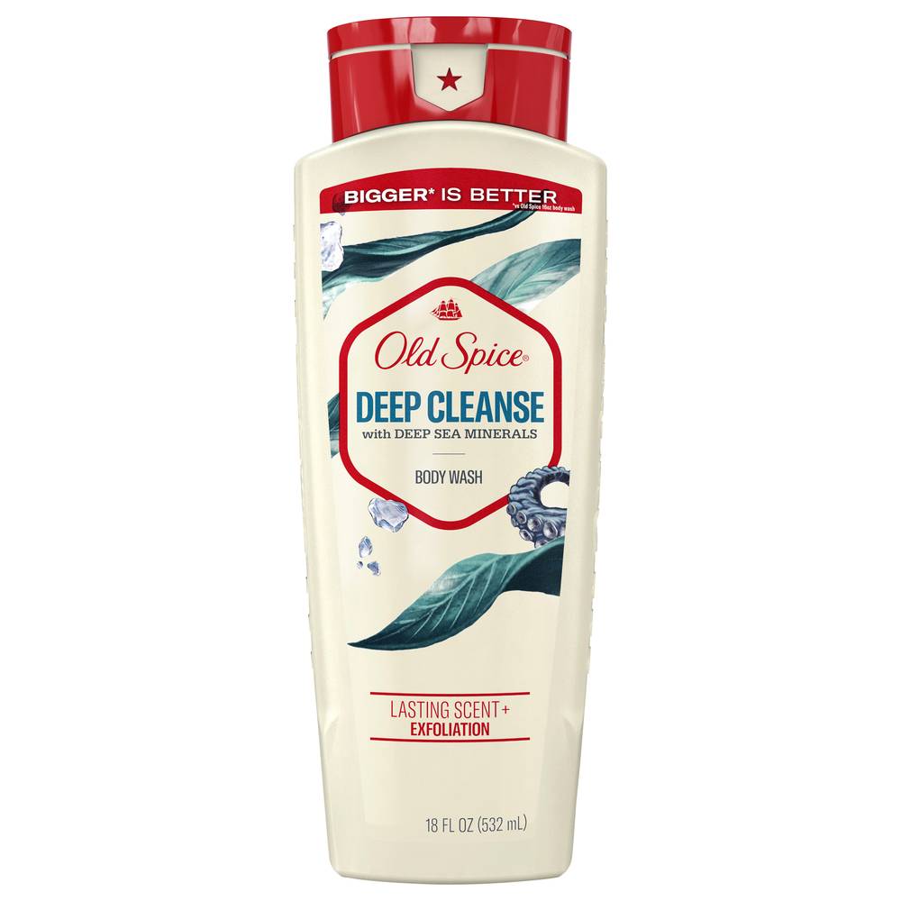 Old Spice Deep Cleanse With Deep Sea Minerals Body Wash