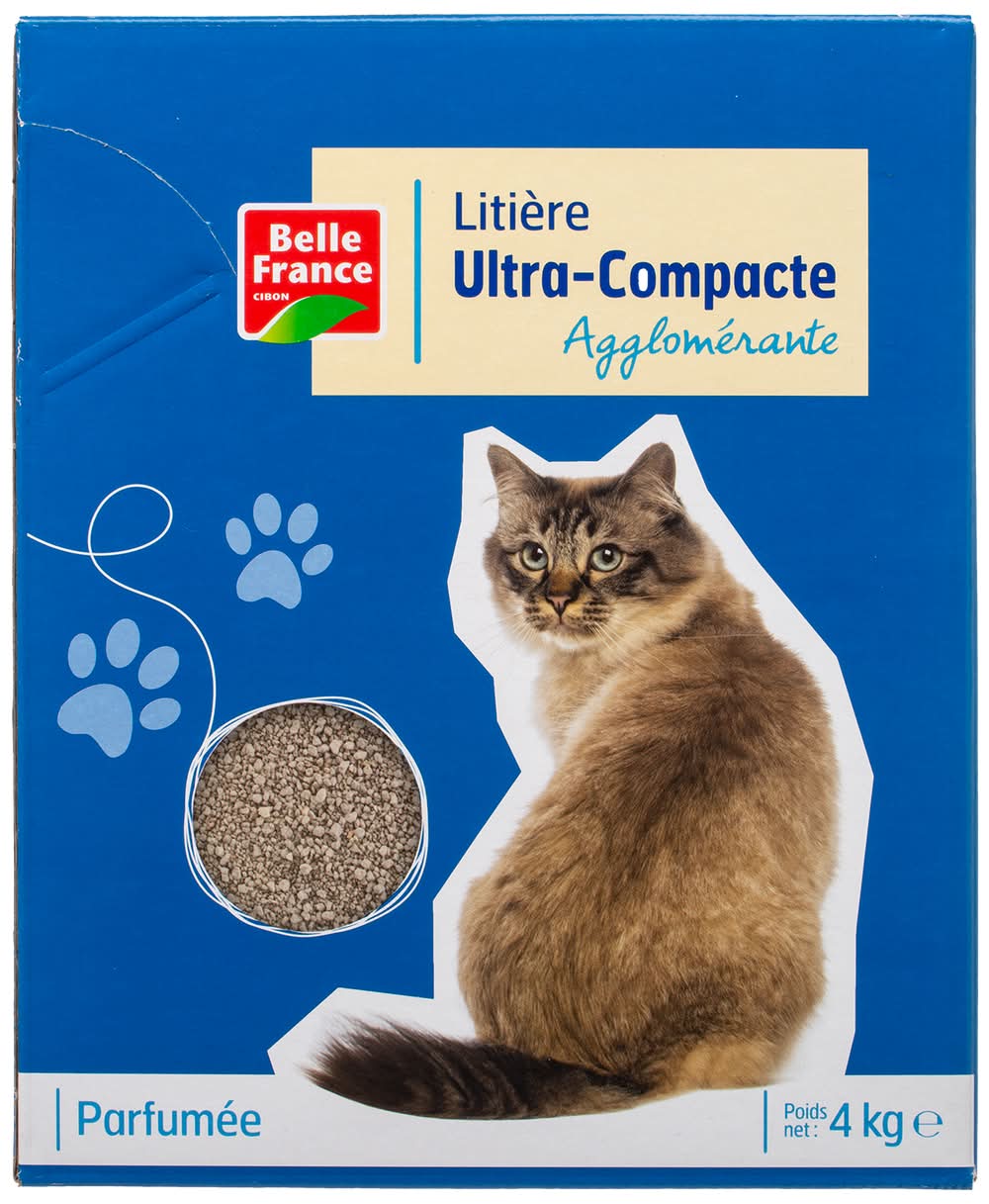 Belle France - Litière ultra compacte agglomérante (4L)