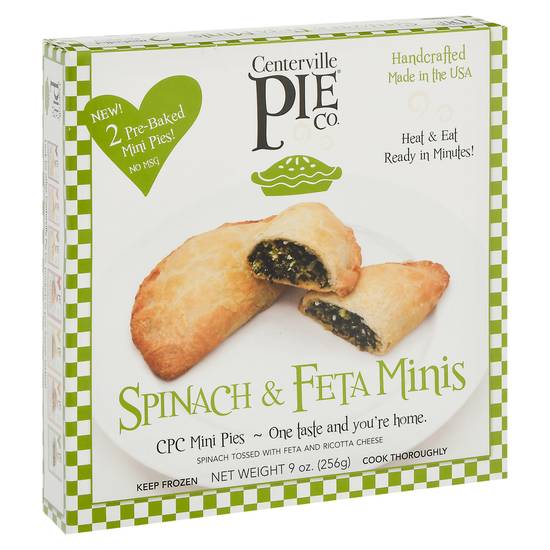 Centerville Pie Co. Spinach & Feta Minis Pies (2 ct)