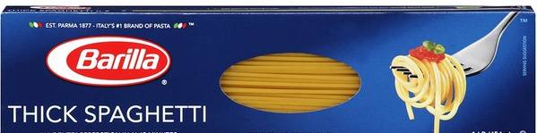 Barilla - Thick Spaghetti Pasta - 2/10 lbs (1X2|1 Unit per Case)