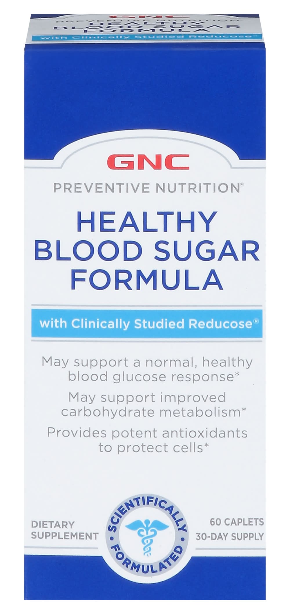 GNC Healthy Blood Sugar Formula Caplets (60 ct)