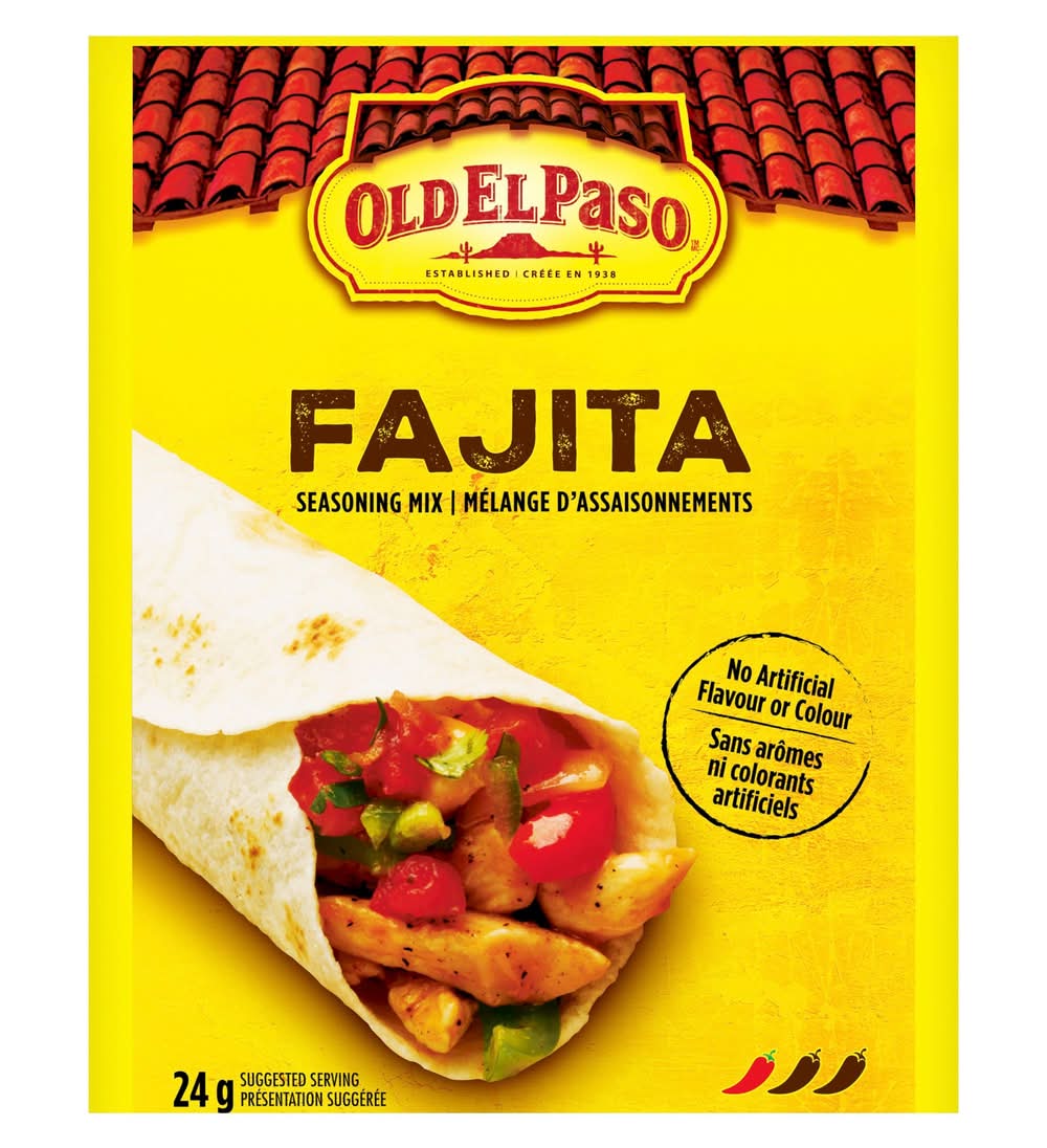 Old el paso mélange d'assaisonnements à fajitas (24 g) - fajita seasoning mix (24 g)
