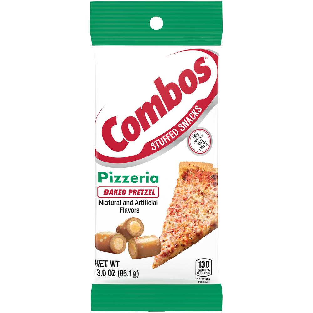 Combos Stuffed Snacks Pizzeria Baked Pretzel Snacks (3 oz)