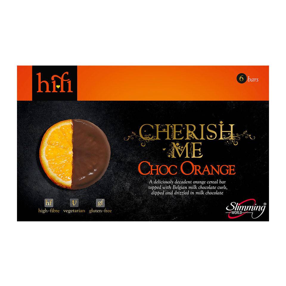 Slimming World Hifi Cherish Me Choc Orange Bars x 6 Pack