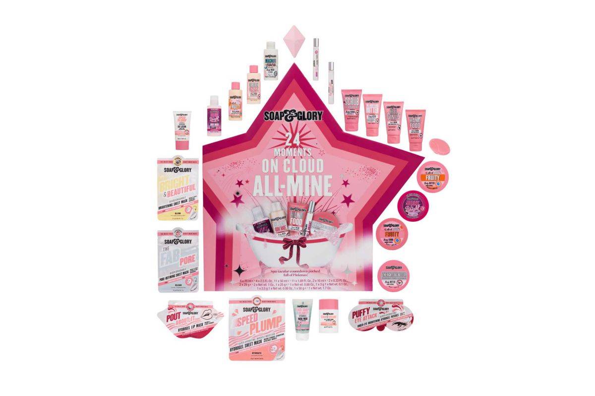 Soap & Glory 24 Moments On Cloud All-Mine Advent Calendar Set