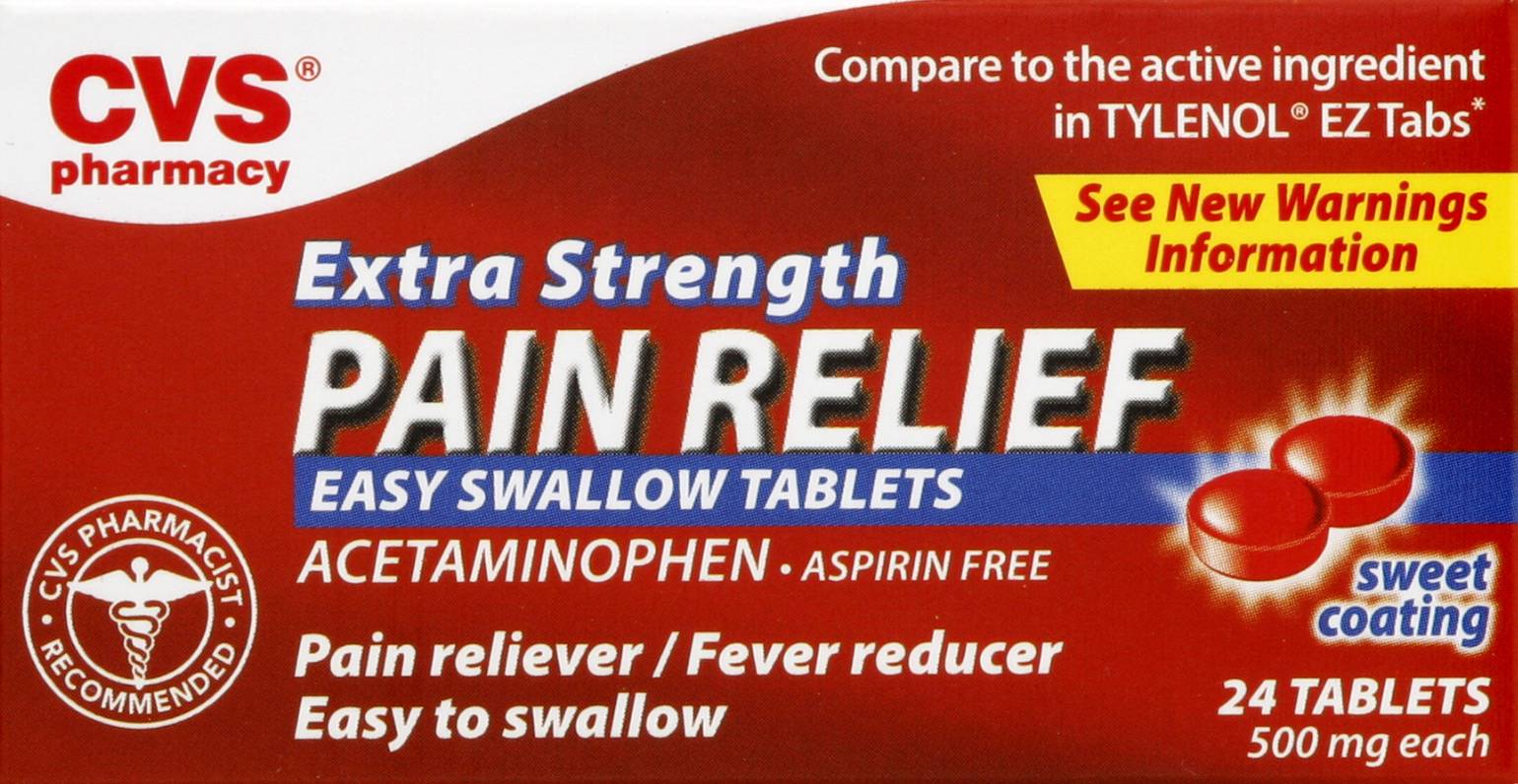 CVS Pharmacy Pain Relief Tablets 500 mg (24 ct)