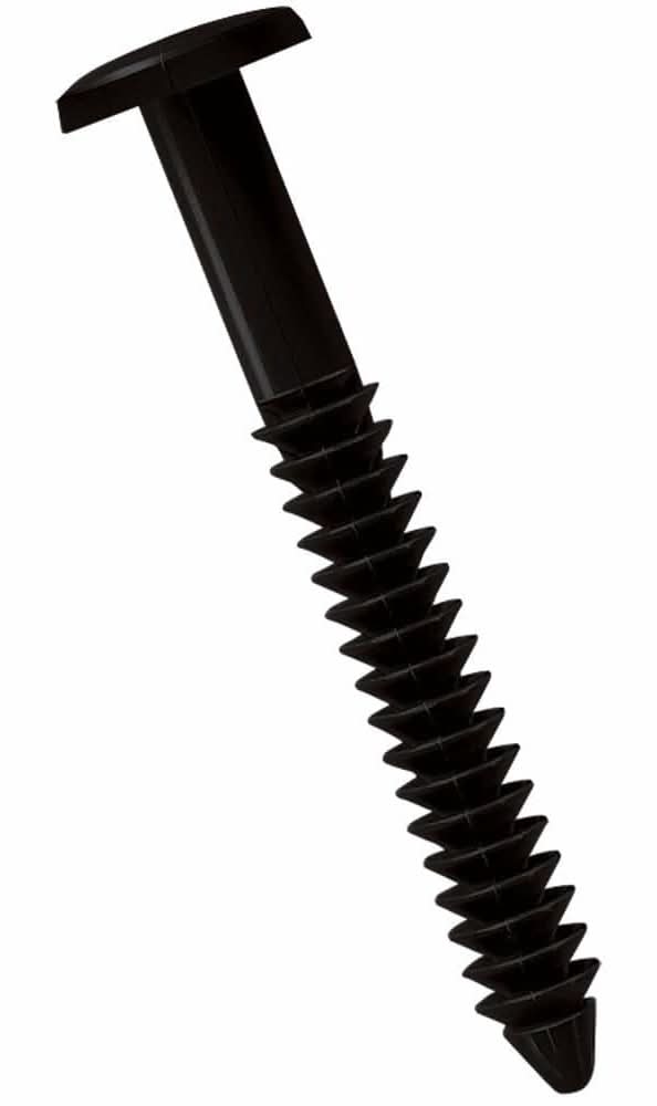 Builders Edge 3 In. Easy-Loks #002 Black Bag Of 12