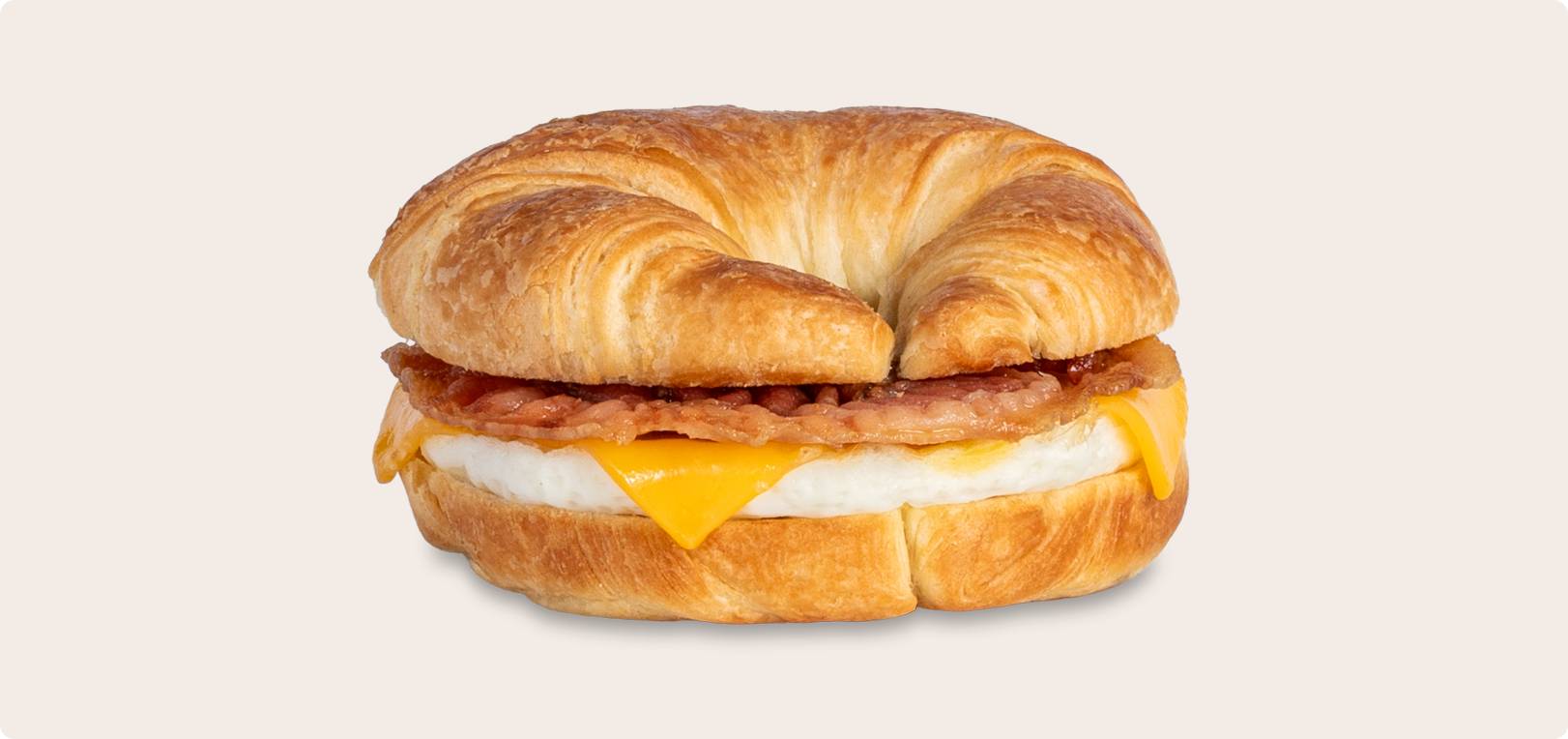 Bacon, Egg & Cheese on a Croissant