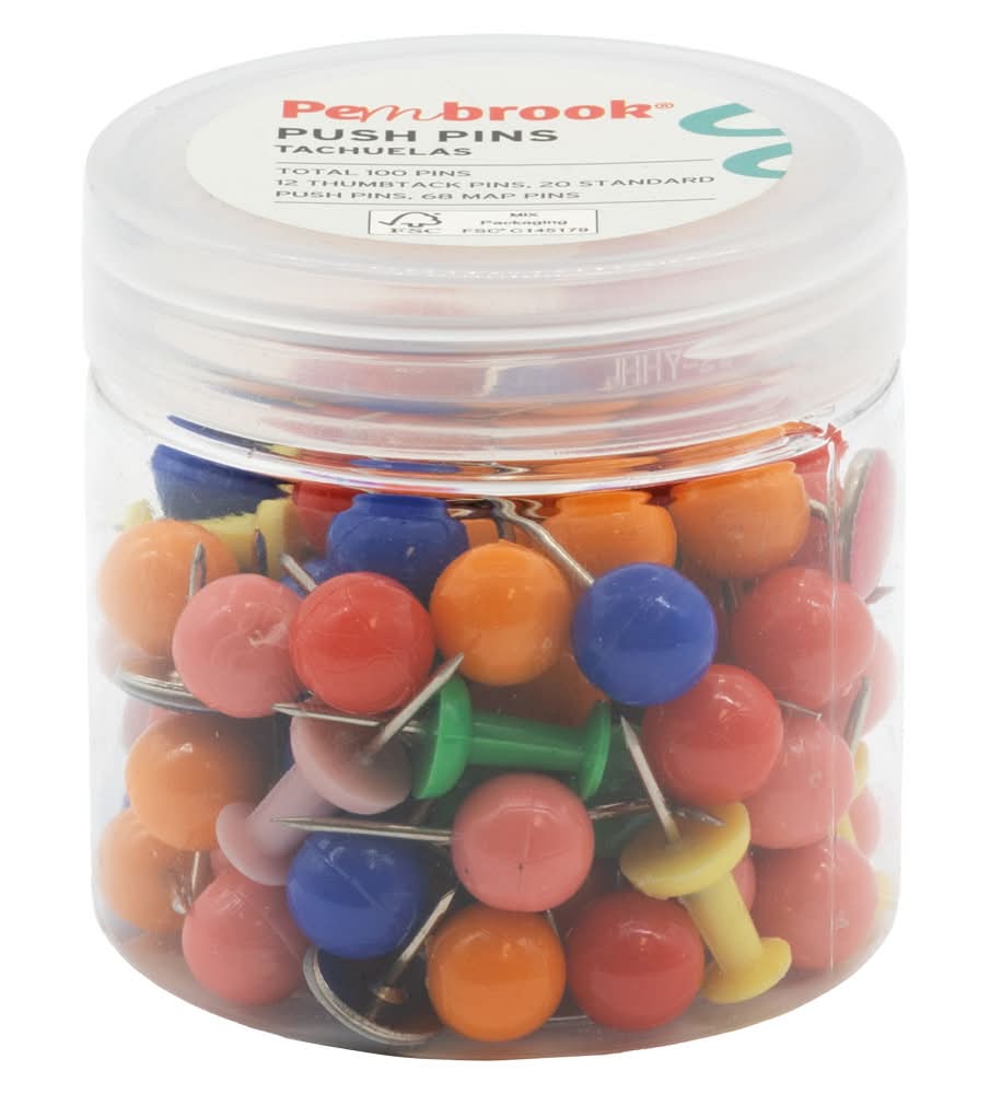 Pembrook Floral Push Pins