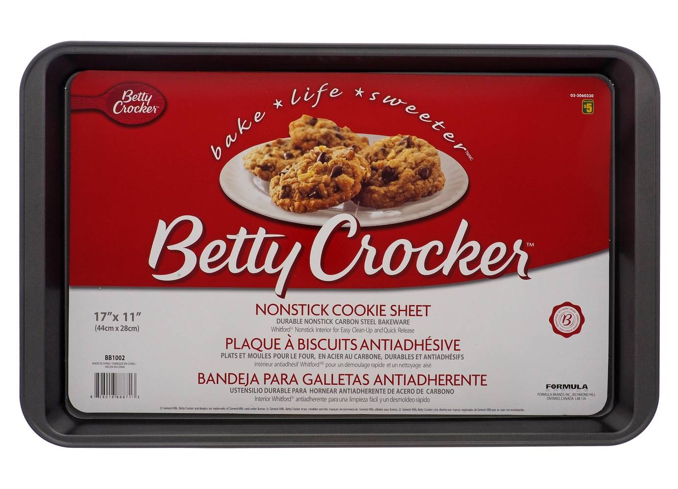 Betty Crocker Non-Stick Cookie Sheet, 17"*11"