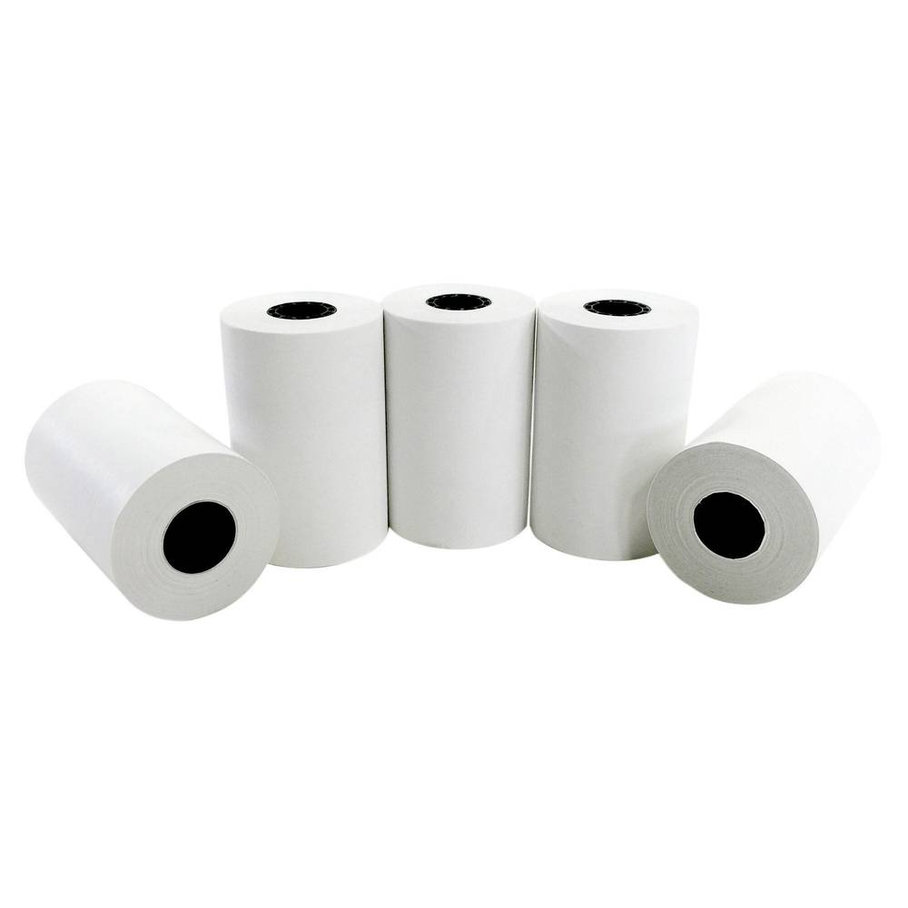 Les Papiers Prp Inc. Boîte De 50 Rouleaux De Papier Thermique De 3,125 Po. X 225 Pi. Exempt De Bpa