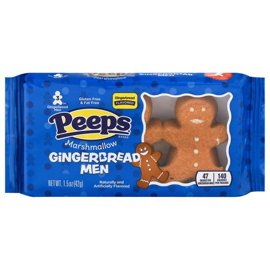 Peeps Gingerbread Men Marshmallow (3 ct)