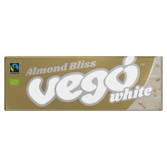 Vego Fairtrade Organic Almond Bliss White Chocolate Bar 50g
